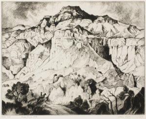 KLOSS Gene 1903-1996,NA | Navajo Canyon Cliffs, 1974 edition of 50,Altermann Gallery US 2015-04-09