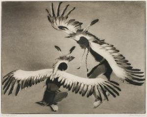 KLOSS Gene 1903-1996,Taos Eagle Dancers,Altermann Gallery US 2015-12-12