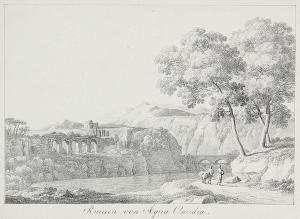 KLOTZ Simon 1776-1824,Ruinen von Aqua Claudia,1806,Winterberg Arno DE 2022-10-22