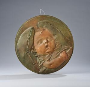 KLOUČEK CELDA 1855-1935,eines schlafenden Kindes,Palais Dorotheum AT 2023-02-24