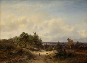 KLUYVER Pieter Lodeviik 1816-1900,A panoramic summer landscape,Venduehuis NL 2023-11-15