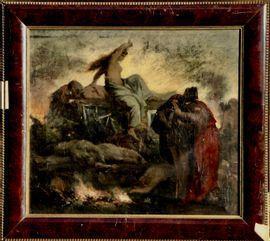 KNACKFUSS Hermann Joseph,Brünhild pleurant la mort de Siegfried,Delorme-Collin-Bocage 2021-12-15