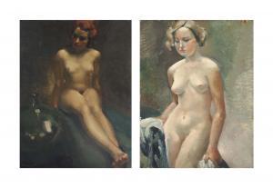 KNAPEN H,Seated female nude,Christie's GB 2013-09-12