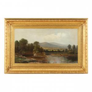 KNAPP Charles Wilson 1822-1900,Landscape,Leland Little US 2023-09-09
