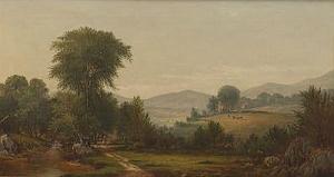 KNAPP Charles Wilson 1822-1900,New England landscape with cows,Aspire Auction US 2015-12-12