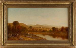 KNAPP Charles Wilson 1822-1900,View on the Susquehanna River,Eldred's US 2023-02-03