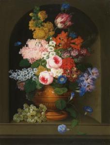 KNAPP Johann 1778-1833,Large still life with vetch,1812,Palais Dorotheum AT 2017-04-27