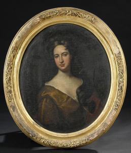 KNELLER Godfrey 1646-1723,Portrait de jeune femme,Daguerre FR 2024-02-02