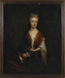 KNELLER Godfrey 1646-1723,PORTRAIT OF LADY,1665,Charlton Hall US 2014-12-13