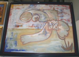 KNEW Tim,Abstract Figure in a Landscape,Tooveys Auction GB 2012-07-10