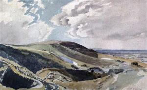 KNIGHT Charles Neil 1865-1948,Ditchling Beacon,Gorringes GB 2011-06-29