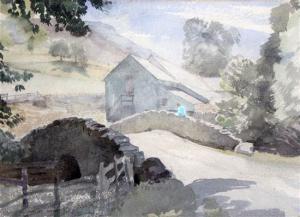 KNIGHT Charles Neil 1865-1948,Noonday on a Welsh farm,Gorringes GB 2011-09-07