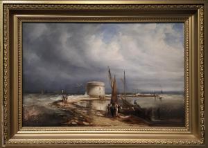 KNIGHT Charles Parsons,Martello Tower, Langney Point, Eastbourne,Lots Road Auctions 2022-09-04