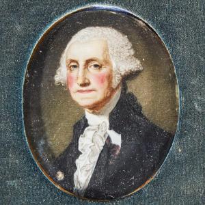 KNIGHT Charles 1743-1826,Portrait miniature of George Washington (1732-1799,1801,Freeman 2022-05-03