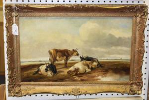KNIGHT F.,Cattle in a Landscape,1881,Tooveys Auction GB 2014-10-10
