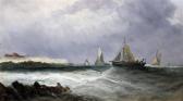 KNIGHT G. Balfour 1800-1800,Fishing boats at sea,Gorringes GB 2010-06-30