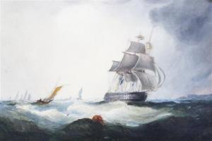 KNIGHT J.Augustus 1800,The Homewood Bounty entering the channel,c.1879,Gorringes GB 2016-05-17