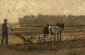 KNIGHT John William Buxton 1843-1908,Ploughing the fields, autumn,Christie's GB 2006-03-15