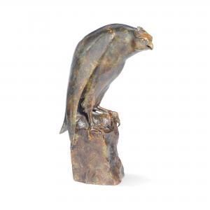 KNIGHT Jonathan 1954,A patinated bronze model of an ospreythe predatory,Bonhams GB 2022-09-07