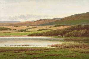 KNIGHT Joseph 1837-1909,Moorland Landscape,1897,David Lay GB 2023-08-24