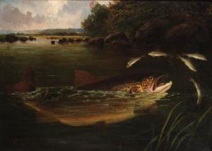 KNIGHT Roland 1879-1921,Landing a tench; and A brown trout leap,Christie's GB 1999-11-26