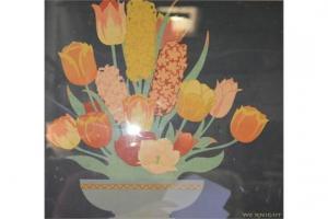 KNIGHT William 1871,Still Life of Flowers in a Vase,Gilding's GB 2015-07-07