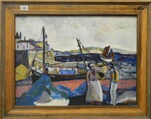 KNIGHTS Herbert,Fisher Folk on the Shore and Fishing in the h,Rowley Fine Art Auctioneers 2020-07-25