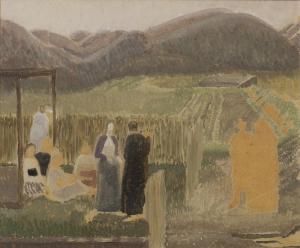 KNIGHTS Winifred 1899-1947,Study for "Paradise",1921,Mallams GB 2020-12-16