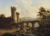 KNIP August 1819-1859,A view of Tivoli with herdsman watering their cattle,Christie's GB 2012-11-14