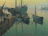 KNIP Willem Anton Alexander 1883-1967,The harbour of St.Tropez,Christie's GB 2001-03-20