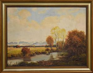 KNOBLOCH Josef Rolf 1891-1964,Blick von Königsdorf auf die Benediktenwan,Scheublein Art & Auktionen 2022-05-13