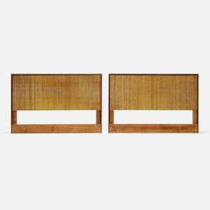 Knoll Florence 1917-2019,Planning Unit twin headboards,1956,Los Angeles Modern Auctions 2022-07-12