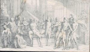 KNOLLER Martin 1725-1804,Prigioniero di fronte ad un sovrano,Bertolami Fine Arts IT 2023-04-27