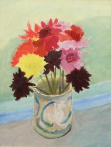 KNOLLYS Eardley 1902-1992,Still life with chrysanthemums in a vase,Woolley & Wallis GB 2023-12-13