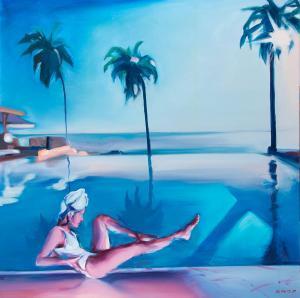 KNOP Rafal 1970,From the 'Swimming Pool' series, Palm Beach,2018,Desa Unicum PL 2020-12-22