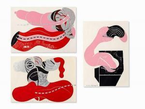 KNOPP Axel 1942,3 Abstract Compositions,1967,Auctionata DE 2016-05-09