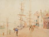 KNOTT Ralph 1878-1929,Quayside scene,1902,Bonhams GB 2008-06-12