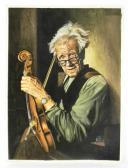 KNOX COLUMBUS 1923-1999,The Old Violinist,Winter Associates US 2015-07-27