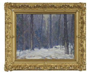 KNOX James 1866-1942,Woodland Snow,New Orleans Auction US 2018-04-21