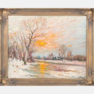 KNUD STOLT Jens 1902-1983,Landscape,Gray's Auctioneers US 2017-02-15