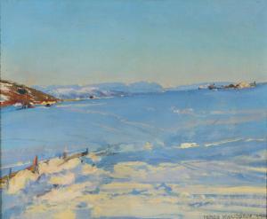 KNUDSEN Peder 1868-1944,A Norwegian snowcovered landscape,1935,Bruun Rasmussen DK 2017-11-13