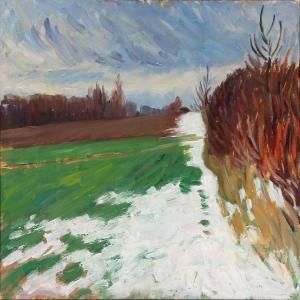 KNUDSEN Thorkild 1912-1998,Winter landscape,Bruun Rasmussen DK 2015-04-06