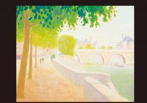 KOBAYASHI Shozo,La Seine (Pont Nuef),Mainichi Auction JP 2009-09-02