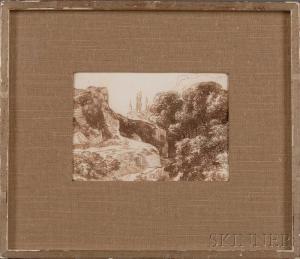 KOBELL Franz Innocenz 1749-1822,Landscape Sketch,Skinner US 2011-10-14