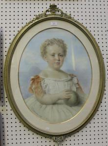 KOBERWEIN Georg 1820-1876,Oval Half Length Portrait of Prince Albert,1870,Tooveys Auction 2017-08-09