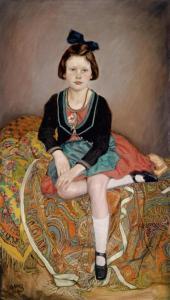 KOBLITZ Arnold 1883-1933,Portrait of a Girl,1921,Palais Dorotheum AT 2012-10-25
