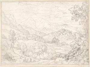 KOCH Anton Joseph,Rocca di S. Stefano di Mezzo, e Canturano,1810,Palais Dorotheum 2023-10-04