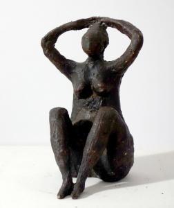 KOCH Erich,Sitzender weiblicher Akt mit erhobenen Armen,1970,Doebele Kunstauktionen 2021-04-10
