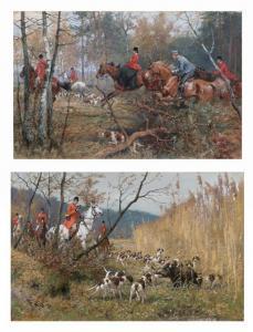 KOCH Georg 1878,Full Cry; and The Kill,1896,Christie's GB 2006-12-01