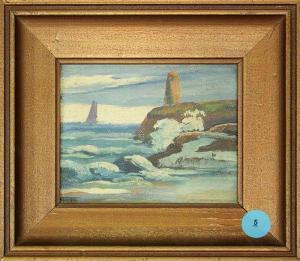 KOCH Henry 1864-1906,Crashing Waves,Clars Auction Gallery US 2008-12-06